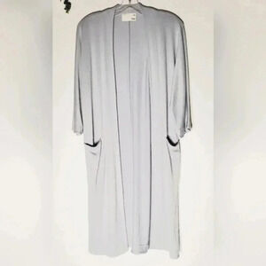Wilfred  Aritzia Free Zlata Open Long Cardigan Sweater Horizon Pale Blue…